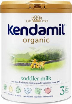 Органічна суха молочна суміш Kendamil Organic 3 12-36 місяців 800 г (92000043)
