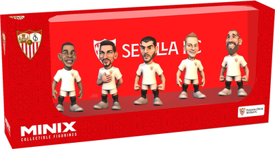 Zestaw figurek Minix FC Sevilla 7 cm 5 szt (8436605115108)