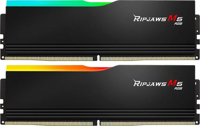 Оперативна пам'ять G.Skill DDR5-5200 49152MB PC5-41600 (Kit of 2x24576) Ripjaws M5 RGB Black (F5-5200J4040A24GX2-RM5RK)