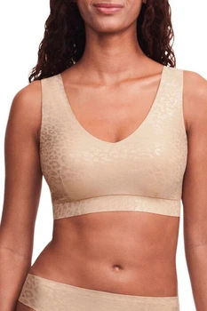 Бюстгальтер push-up Chantelle 40/42(XS/S) Бежевий Сяючий лео (X7-Leo shimmer) (107670)