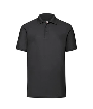 Футболка поло чоловіча Fruit of the Loom 65/35 Polo 4XL Чорний (7634020364XL)