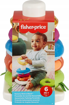 Игрушка сенсорическая Mattel Fisher Price Пирамидка HXK47 (194735231881)