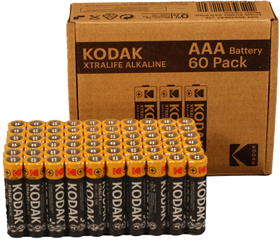 Набор батареек Kodak XtraLife Alkaline AAA LR3 60 шт. (0887930422641)