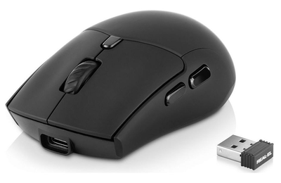Мышка REAL-EL RM-460W Wireless/Bluetooth Black (EL123200048)