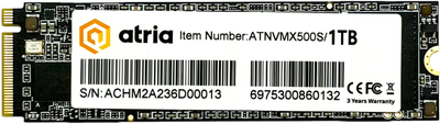 Накопитель SSD ATRIA X500S 1 TB (ATNVMX500S/1024)