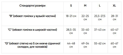 Монопанчоха компресійна Soloventex, 2 клас, 350 DEN, чоловіча, чорний меланж, арт. 550-406/550-416/550-426, S, Правий, Зріст 165-180