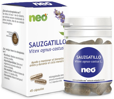 Диетическая добавка Neo Fitogranulos Sauzgatillo 45 капсул (8436036590086)