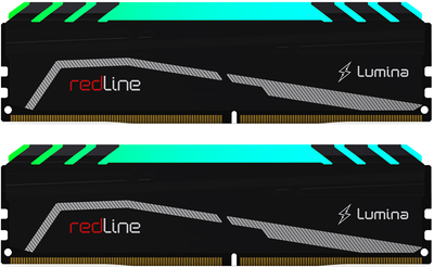 Pamięć RAM Mushkin DDR4-4133 16384MB PC4-33000 (Kit of 2x8192) Redline Lumina RGB Black (MLA4C413KOOP8GX2)