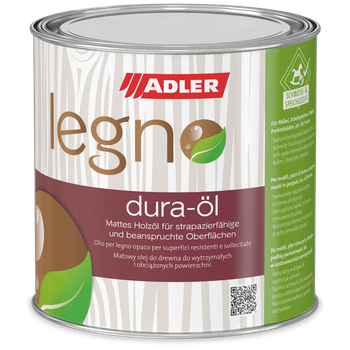 Матовое масло для мебели и внутренней отделки ADLER (АДЛЕР) Legno-Dura-Öl 0.75л