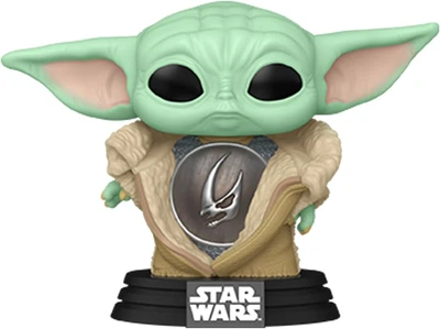 Фигурка Фанко Малыш Йода с доспехами №712 Star Wars Mandalorian Din Grogu with Armor Funko 80004