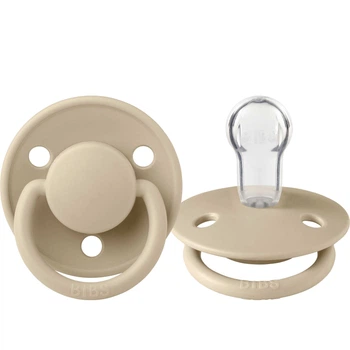 Пустушка силіконова BIBS De Lux Silicone Vanilla 0-36 міс.