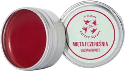 Balsam do ust Mydlarnia Cztery Szpaki mięta i czereśnia 15 ml (5713006209227)