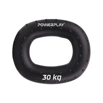 Эспандер кистевой силиконовый PowerPlay PP-4337 Hand Grip Hard 30 кг (Черный)