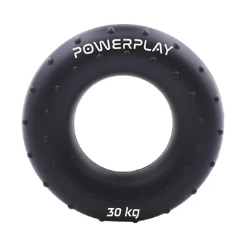 Эспандер кистевой силиконовый PowerPlay PP-4338 Hand Grip Hard 30 кг (Черный)