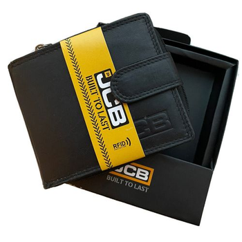 Гаманець чоловічий шкіряний JCB NC53 Black Чорний 3079-87806