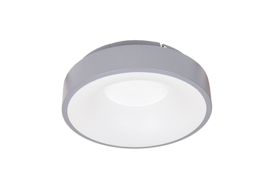Потолочная LED люстра 28W с пультом Levistella акриловая 2700/4000/6000К серая IP20 752L56 GRAY