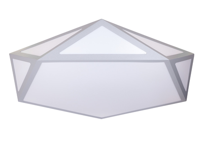 Потолочная LED люстра 90W с пультом Levistella геометрической формы 2700/4000/6000К серая IP20 752L68 GRAY