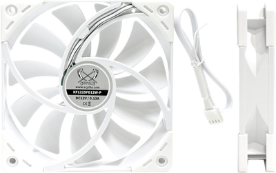 Вентилятор Scythe Kaze Flex 120 White PWM 1200 rpm (KF1225FD12W-P)