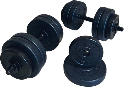 Гантели RN-Sport битумные по 21 кг комплект 2 шт (BD-21)