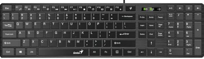Клавіатура GENIUS SlimStar 126 Black USB (31310017407)