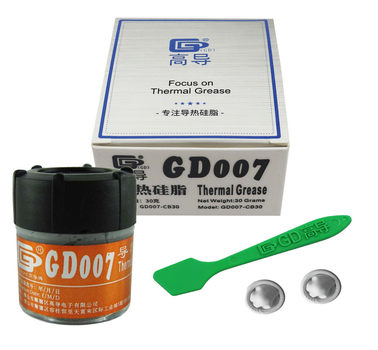 Термопаста GD007 x 30г -CB серая 6,8W для процессора видеокарты термоинтерфейс