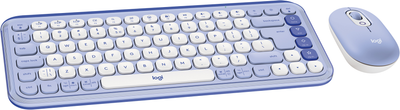 Комплект беспроводной Logitech Pop Icon Combo Lilac (920-013078)