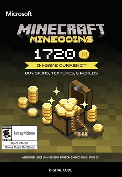Minecraft Minecoins 1720 (Ігрова валюта)