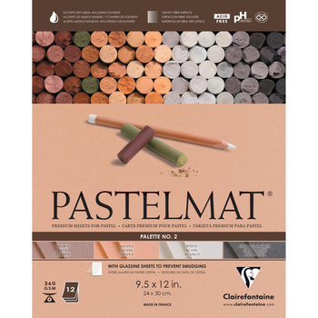 Блок-склейка Clairefontaine Pastelmat №2, 24x30 см, 12 листів