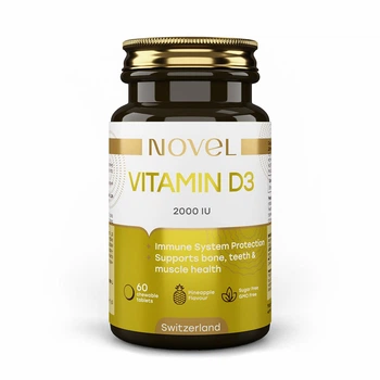 Витамин D3 (Vitamin D3) 2000 МЕ NOVEL 60 жевательные таблеток