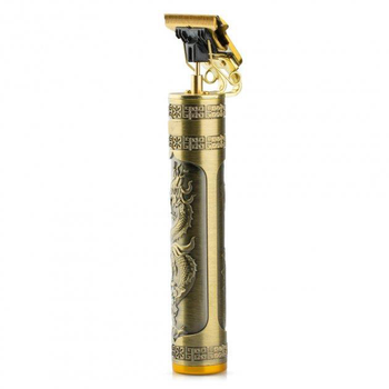 Тример для стрижки волосся та бороди BZ-T99/WS-T88 4 насадки/1x18650/Gold (00000009451)