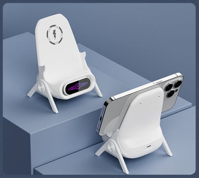 Бездротовий зарядний пристрій Qi Bracket Charger S90 White