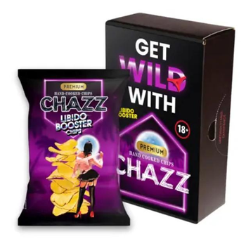Чіпси Chazz Chips Premium 18+ Get Wild Girl Box Pussy With Libido Booster FOR HIM 50 г в подарунковій коробці (00808003)