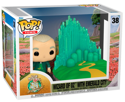 Фігурка с аксессуарами Funko Pop! Town El Mago de Oz Wizard of Oz With Emerald City 9 см (889698759786)