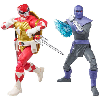 Набір фігурокHasbro Power Rangers Ninja Turtles Raphael & Foot Soldier Tommy 15 см 2 шт (5010993861651)