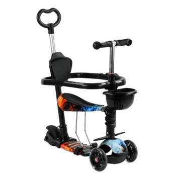 Трехколесный самокат Scooter 5 в 1 с родительской ручкой