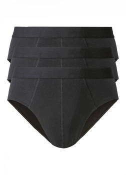 Трусы слипы набор 3 шт. для мужчины Livergy LYCRA® 499662_464872_432901 M Черный