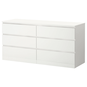 Комод MALM 160х78 IKEA 604.035.84 білий 160х78