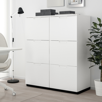 Комод GALANT 102x120 см IKEA 893.041.02 белый