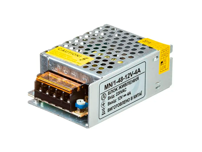 Блок питания 12В 48Вт IP20 (3583)