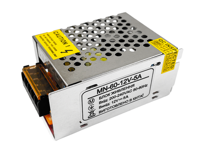 Блок питания 12В 60Вт IP20 (725)