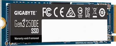 SSD диск Gigabyte Gen3 2500E 2TB M.2 NVMe PCIe 3.0 x4 3D NAND (G325E2TB)