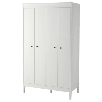 Шкаф IDANAS 121x211 см IKEA 604.588.35 белый
