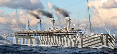 Зборная модель 1/700 британское пасажирское судно RMS Olympic Hobby Boss 82421