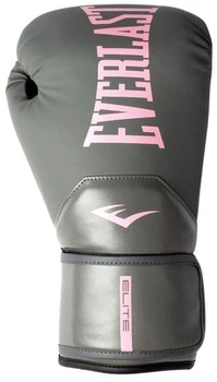 Боксерские перчатки Everlast ELITE 2 BOXING GLOVES серый, розовый Унисекс 12 унций