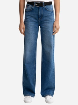 Jeansy rurki damskie z wysokim stanem Big Star Atrea 388 W25L30 Niebieskie (5900714827564)