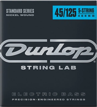 Струны для бас-гитар Dunlop DBN45125 Nickel Wound Bass 45-125 5 шт (R115305)