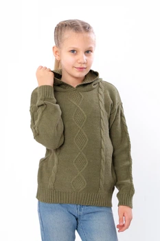 Джемпер для дівчинки (підлітковий) NoBrand 116 Зелений (p-16020-184331)