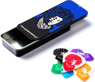 Набор медиаторов Dunlop JVHPT03M Van Hamersveld Jimi Hendrix Pick Tin Medium 6 шт (R121913)