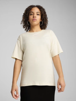 Футболка хлопковая женская Puma Ess Relaxed Tee 68497187 XL Alpine Snow (4067983642883)