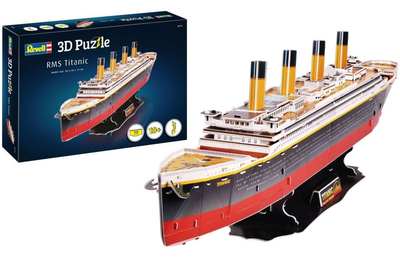 Puzzle 3D Revell RMS Titanic 113 elementów (4009803001708)